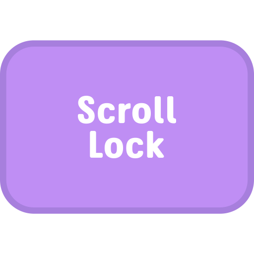 bloqueo de desplazamiento icono gratis
