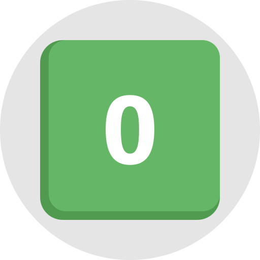 letra o icono gratis