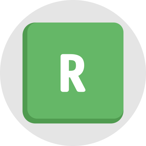 letra r icono gratis