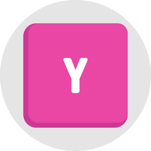 letra y icono gratis