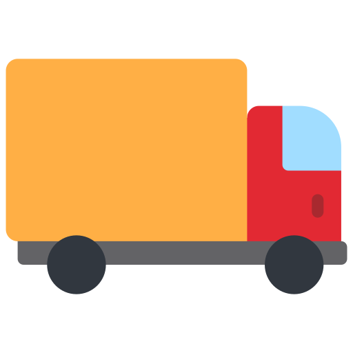 camión de reparto icono gratis