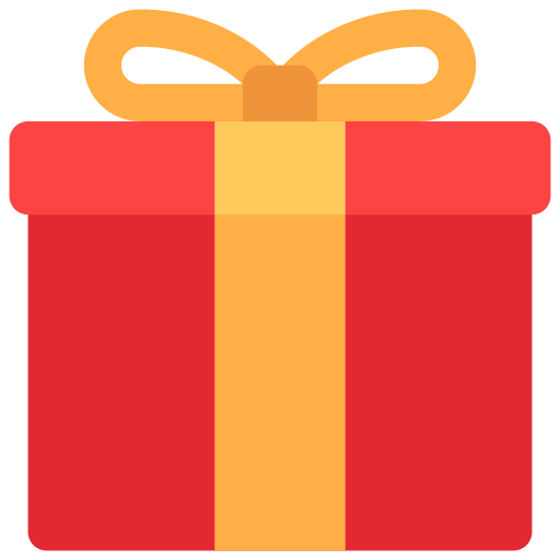caja de regalo icono gratis