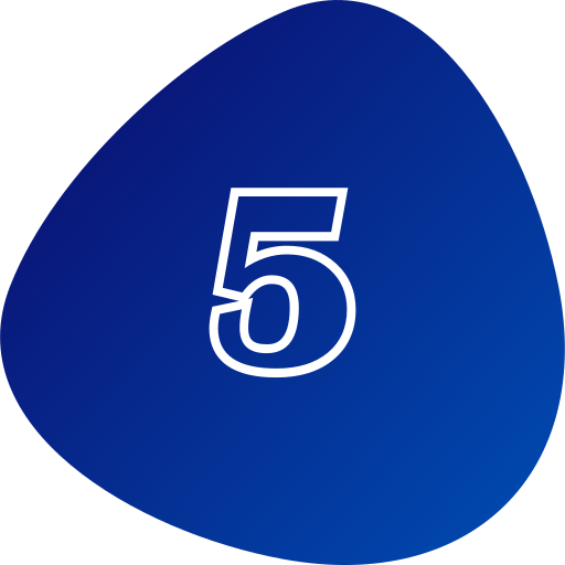 numéro 5 Icône gratuit numéro 5 Icône gratuit