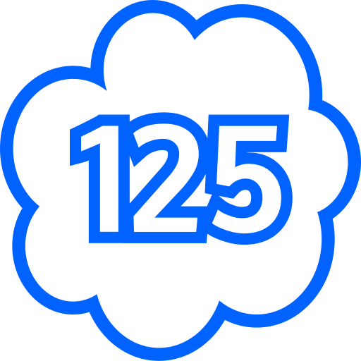 125 Icône gratuit