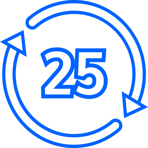 25 grátis ícone 25 grátis ícone