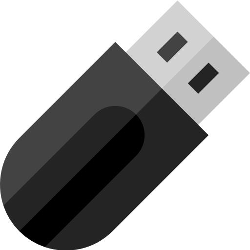 Pendrive Basic Straight Flat icon