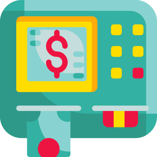 Atm machine free icon Atm machine free icon