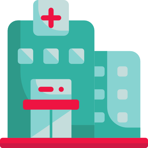 Hospital Wanicon Flat Icon