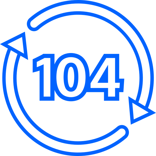 104 icono gratis
