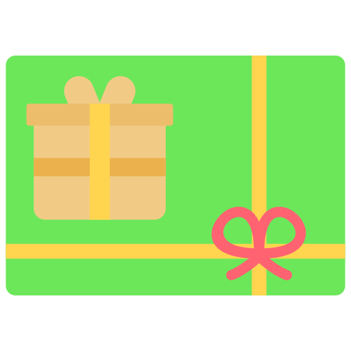 tarjeta de regalo icono gratis