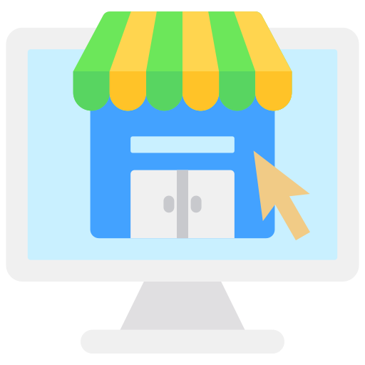 tienda online icono gratis