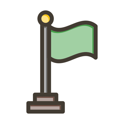 Flag free icon