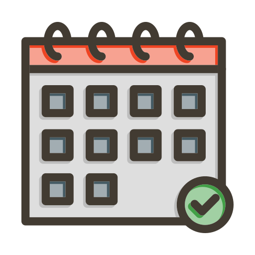 calendário grátis ícone