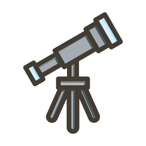 망원경 무료 아이콘