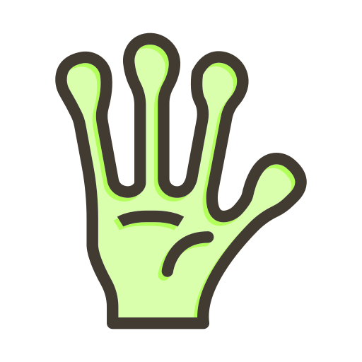 mano alienígena icono gratis