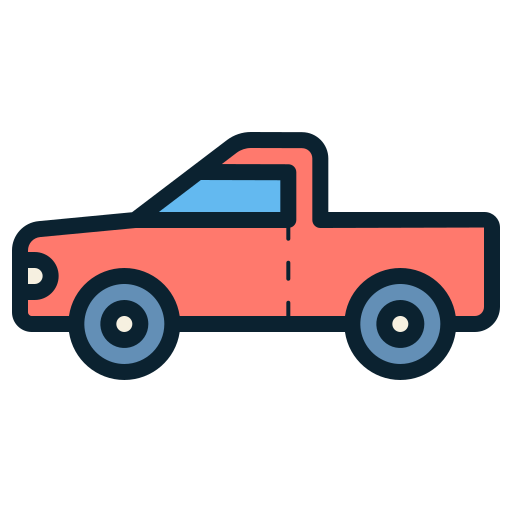 Pickup truck - Free transport icons