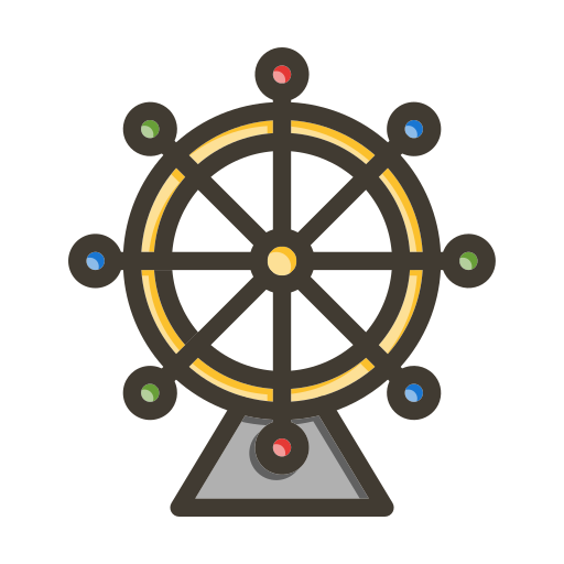 Ferris wheel free icon Ferris wheel free icon