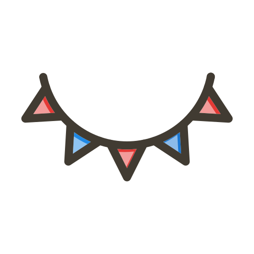 guirnalda icono gratis