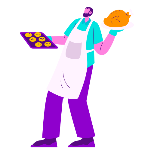 Bake free sticker