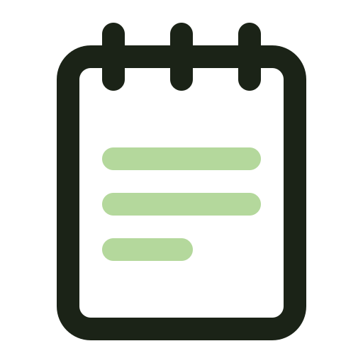 carnet de notes Icône gratuit