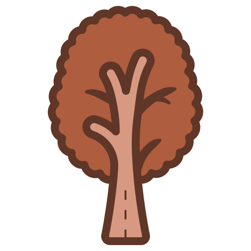 árbol de otoño icono gratis