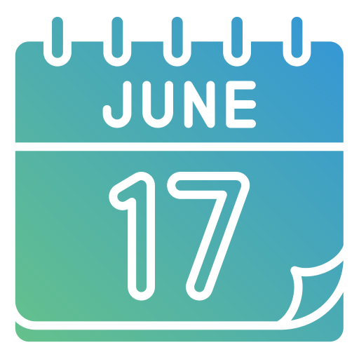 June - Free time and date icons