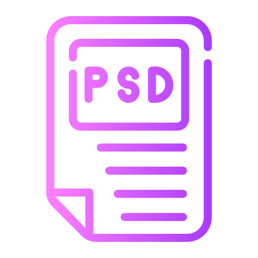 archivo psd icono gratis