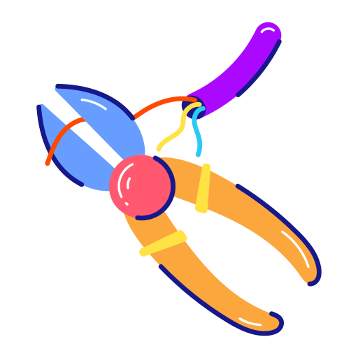 cortador de cables icono gratis