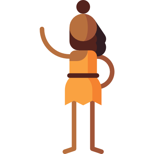 Woman Puppet Characters Flat icon