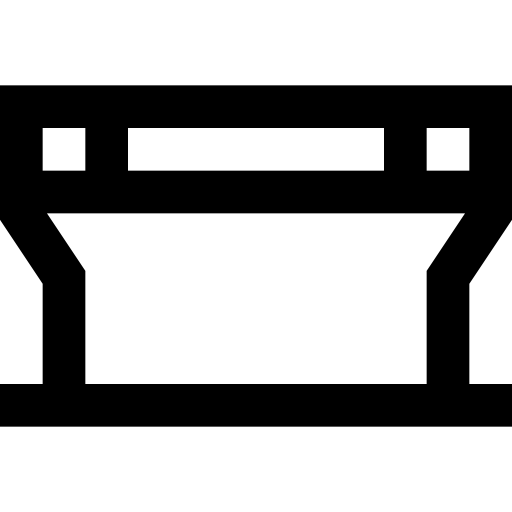icône de poutre d'équilibre de gymnastique, style isométrique