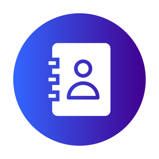 directorio telefónico icono gratis