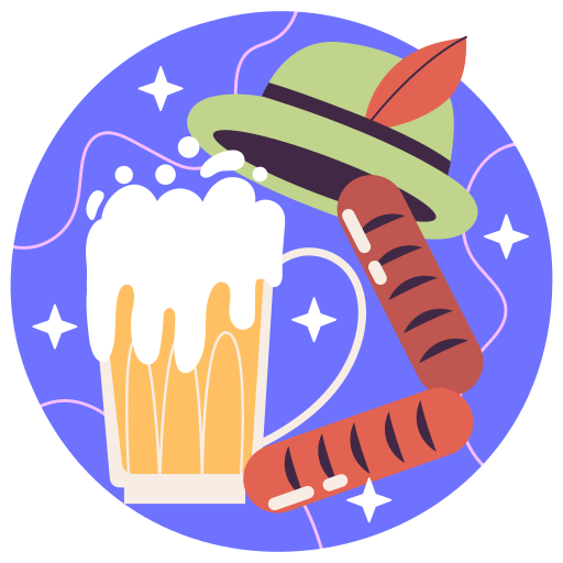 fête de la bière gratuit sticker
