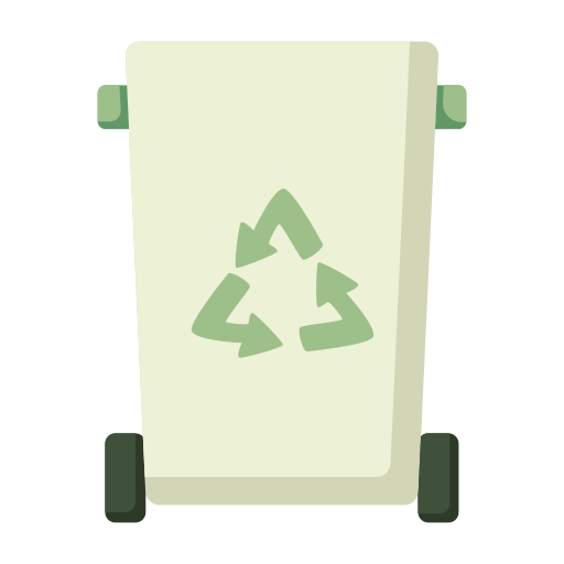 tacho de reciclaje icono gratis