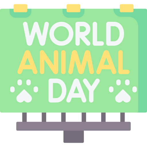 dia mundial de los animales icono gratis