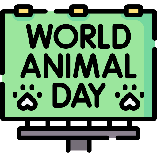 dia mundial de los animales icono gratis