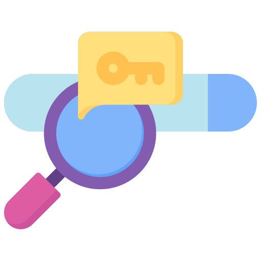 palabra clave icono gratis