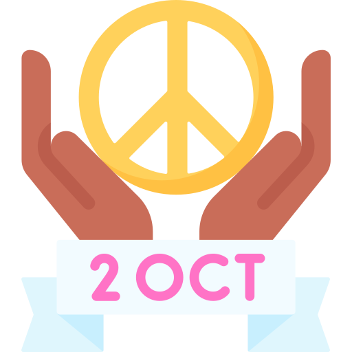 journée internationale de la non-violence Icône gratuit