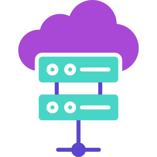 base de datos en la nube icono gratis