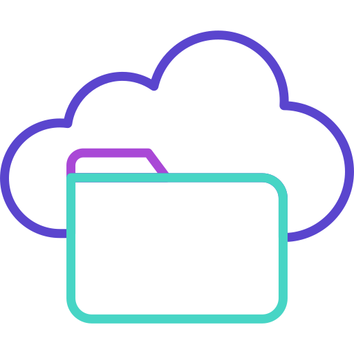 almacenamiento en la nube icono gratis