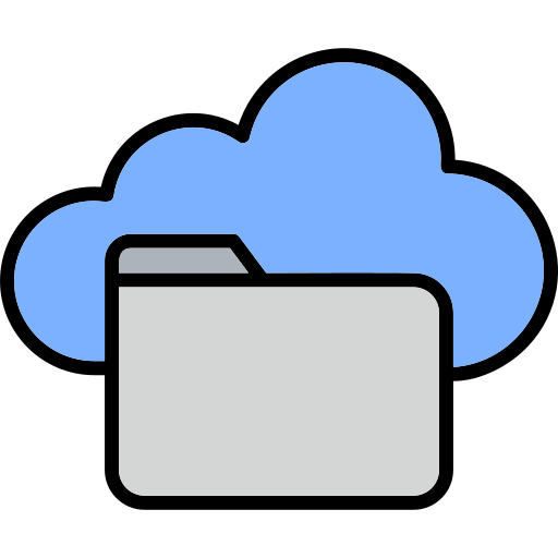 almacenamiento en la nube icono gratis