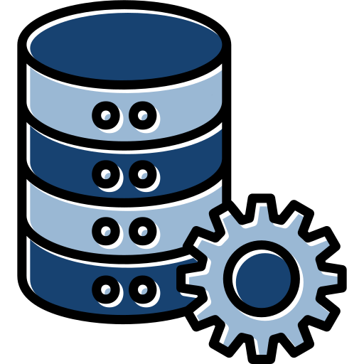 gestión de base de datos icono gratis