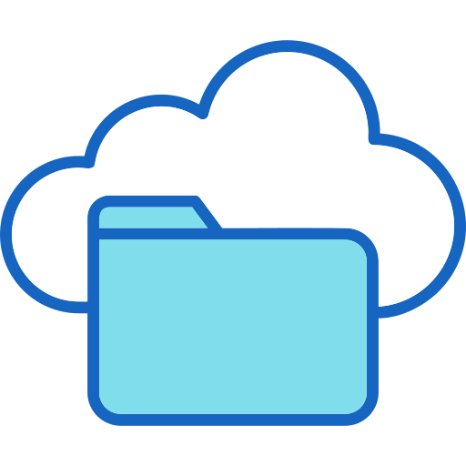 almacenamiento en la nube icono gratis