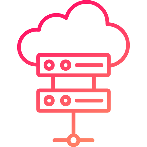base de datos en la nube icono gratis