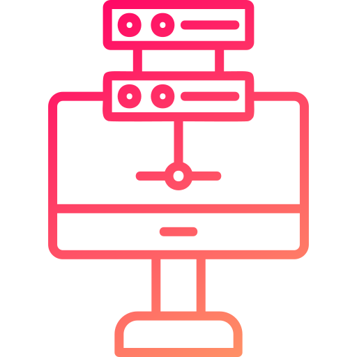 servidor en línea icono gratis