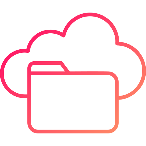 almacenamiento en la nube icono gratis