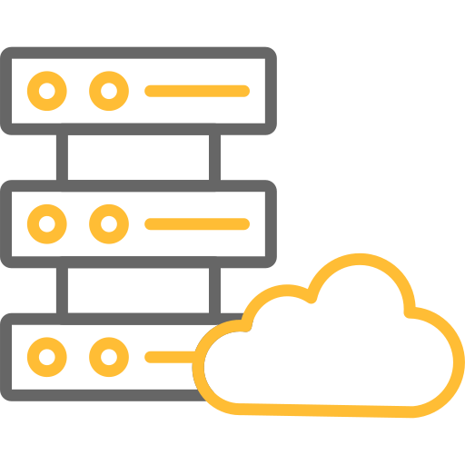 servidor en la nube icono gratis