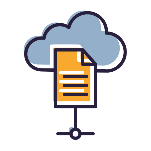 almacenamiento en la nube icono gratis
