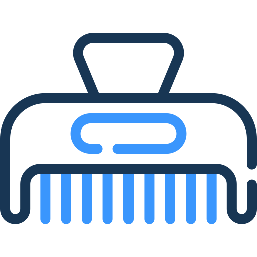 pinza para el cabello icono gratis