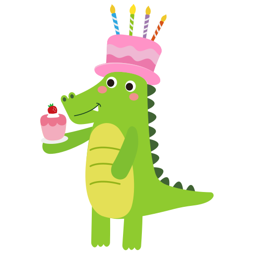 Crocodile free sticker Crocodile free sticker
