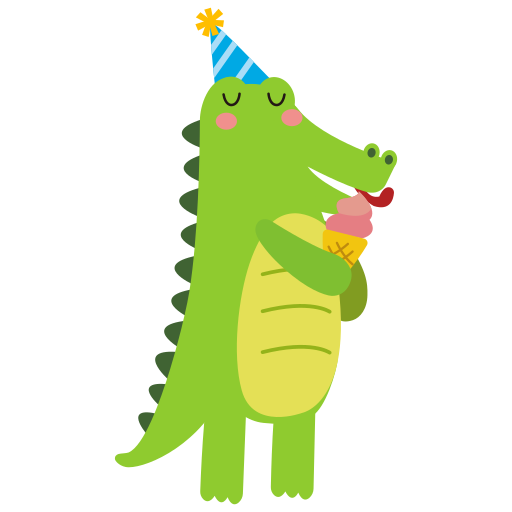 Crocodile free sticker Crocodile free sticker